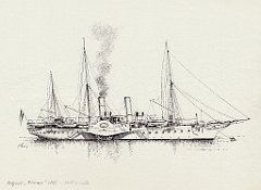 21-Radjacht 'Miramar' - 1871 - Yacht a ruote